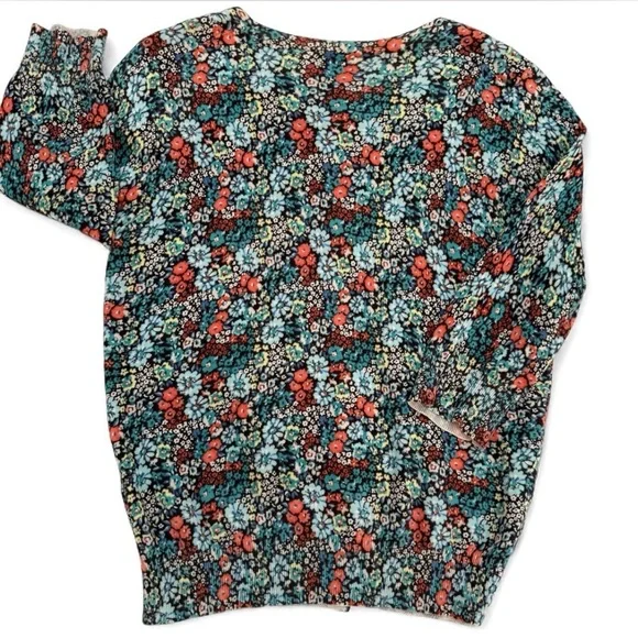 Lord & Taylor 100% Cotton Ditsy Floral Cardigan Large
3/4 Sleeve Cottagecore - Picture 3 of 8